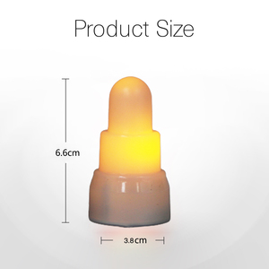 Có thể sạc lại điều khiển từ xa mới lạ LED NẾN Flameless Vàng nhấp nháy LED bougies nhà hàng bảng nến ánh sáng - Product Image 6