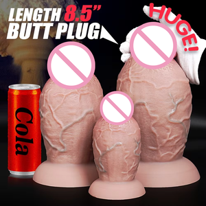 Dildo réaliste, surdimensionné, gros dildo anal avec <span class=keywords><strong>ventouse</strong></span> puissante, jouet sexuel pour adultes pour couples gays et lesbiennes - Product Image 5