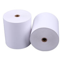 Papier thermique personnalisé imprimé 80 mm * 80 mm pour terminal de point de vente