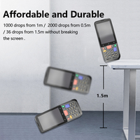 Terminal portable Android sans fil Lecteur PDA portable Tapis étanche Dispositif de collecte de données mobile
