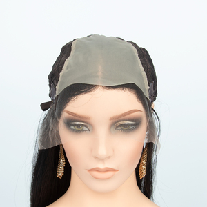 Pelucas Judías Kosher de Cabello Humano Europeo Remy Rubio con Encaje Transparente y Parte Superior de Seda, Largas y en Capas - Product Image 1