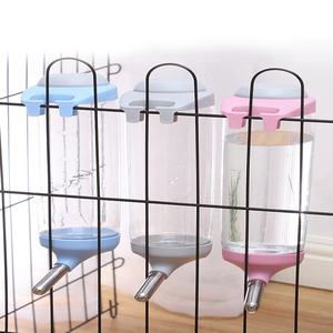 Hanging Dog Kennel <b>Cage</b> Water Dispenser Drinker for Pets Can Be Raised and Lowered Drinking Water Feeding <b>Cage</b> Water Bottle - Product Image 1
