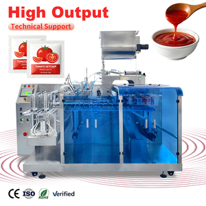 Premade Doypack Filling Machines for Sauce Ketchup Mayonnaise Liquid Soap Cream Shampoo <b>Pouch</b> Packaging - Product Image 1