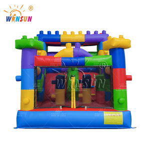 Winsun Bán hàng nóng sân chơi vui vẻ bên khối trượt bơm hơi thương mại Nhà bị trả lại kết hợp - Product Image 1