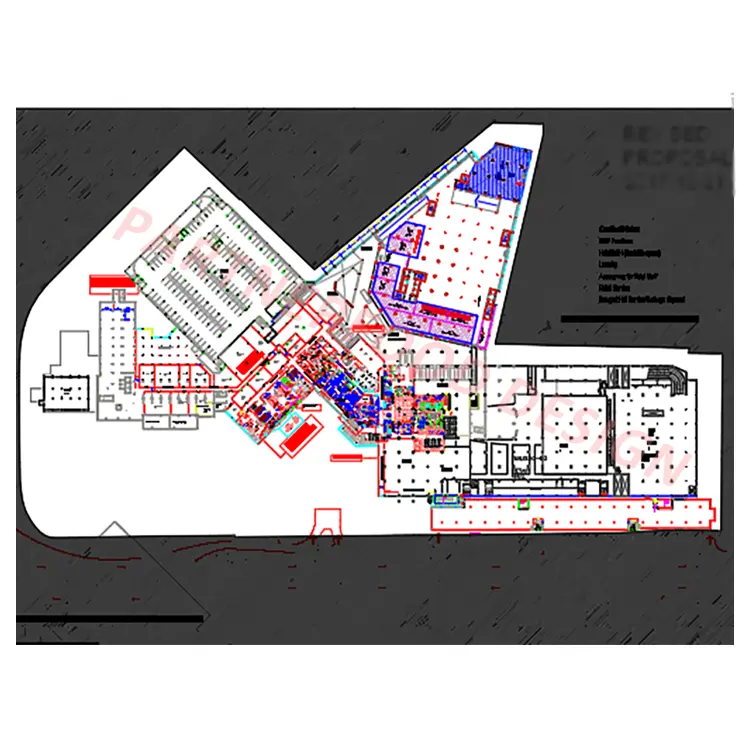 تصميم مطعم وبار مطبخ فندق تجاري حديث