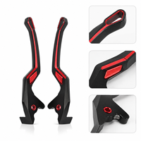 Pièces de moto, ensemble de leviers de frein en aluminium CNC pour scooter PCX160, double couleur anodisée, réglables, ensemble de leviers de frein directement de l'usine