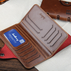 Baeillerry Men's Leather <b>Wallet</b> Tri-Fold Multi-Card <b>Holder</b> Embossed Design Everyday Use - Product Image 4