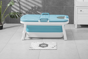 <span class=keywords><strong>Baignoire</strong></span> pour adultes <span class=keywords><strong>pliable</strong></span> et portable à la mode <span class=keywords><strong>mobile</strong></span> personnalisée en gros en plastique durable - Product Image 2