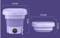 Offre spéciale Mini machine à laver pliable portable sans électricité avec essoreuse