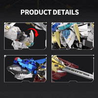 MOC Technical Paladin Ultimate Mecha Building Blocks Bricks Anime Mechanical Armor Robot Figures Toys Ornaments Kids Adults Gift