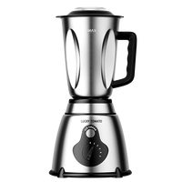 Draagbare 1,5L RVS Elektrische Sapcentrifuge & Blender 2-in-1 Multifunctioneel 5 Snelheden Keukenapparaat