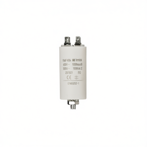 Condensador Electrolítico de Aluminio 10uF 450V Terminal M8 500V 1000h Clase B C EN60252 1 - Product Image 3