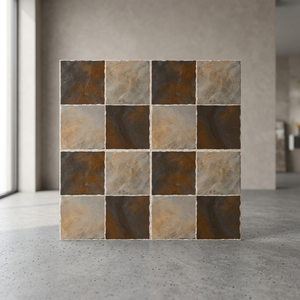 Carreaux de sol en porcelaine émaillée numérique antidérapants et résistants Vistaar 400x400mm pour extérieur - Product Image 3