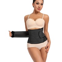 Entrenador de cintura de carbón de bambú, adelgazante, reafirmante, faja para el vientre, corsé Cincher, Control de barriga, fajas, cinturón envolvente, corsé moldeador