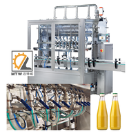 MTW Remplisseuse automatique de bouteilles en verre liquide à 4 têtes