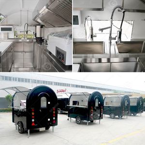 Carretto Mobile Portatile per Feste, Panetteria, Bibite, Cibo, Birra, Bar con Rubinetti, Rimorchio per Gelati, Negozio al Dettaglio - Product Image 3