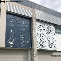 Panneaux de clôture décoratifs en aluminium découpés au laser, résistants aux intempéries, pour jardin, écran d'intimité, clôtures métalliques modernes, projets commerciaux, Australie