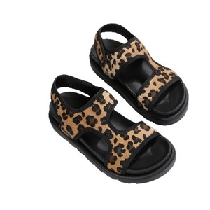 Sandales de plage à semelle épaisse pour femmes, été, nouveau modèle imprimé léopard, style européen et américain, sandales plateforme - Product Image 5