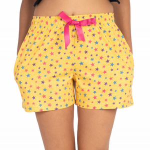 Pantalones cortos con estampado 2023 algodón para mujer, pantalón corto informal, cómodo, a la moda, 100% - Product Image 5