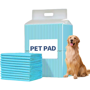 Kuru bakım toptan özel tek kullanımlık su geçirmez 3-Ply köpek köpek tuvalet pedi süper emici hemşirelik yavru Pet Mat hastane yatağı çarşafı - Product Image 5