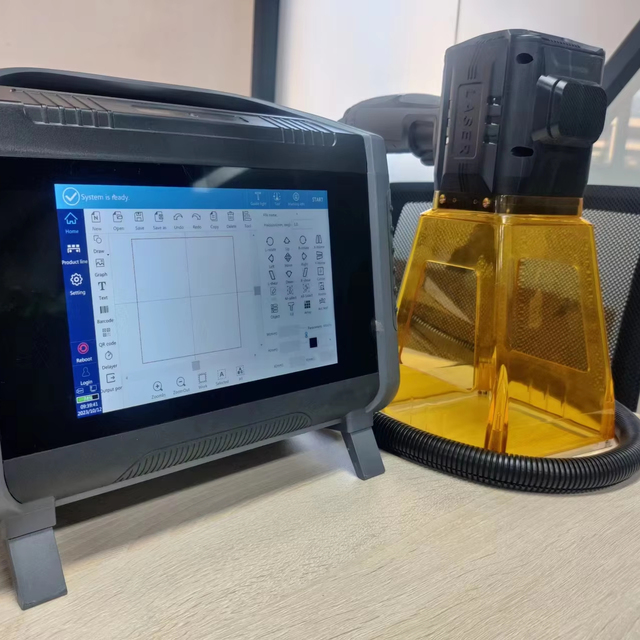 Factory Outlet Mini Portable Handheld 20w Fiber Laser Marking Machine for Metal Stainless Steel Tire Marking Machine
