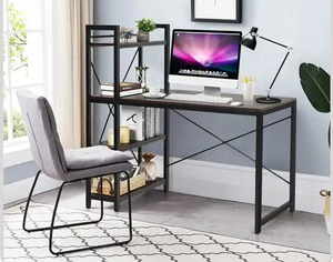 संपूर्ण बिक्री फैशन शीर्ष खाद कार्यकारी कार्यालय कंप्यूटर डेस्क, जो सर्वोत्तम गुणवत्ता वाली अलमारियों के साथ समायोज्य ऊंचाई - Product Image 3