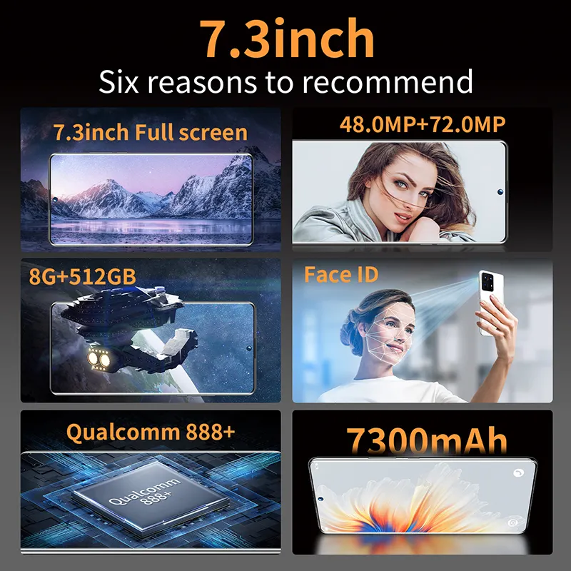 טלפון אנדרואיד שעון 5g f15 מסך lcd גדול