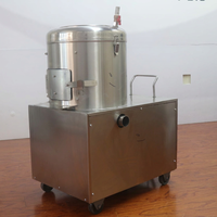 Industriële aardappel- en groenteschilmachine van roestvrij staal, trommelschiller voor fruitverwerkingsbedrijven