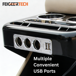 Système de console d'<span class=keywords><strong>accoudoir</strong></span> pour voiture Feigeer Tech : Rangement bien organisé, éclairage d'ambiance, grande capacité, installation <span class=keywords><strong>sans</strong></span> perçage - Product Image 3