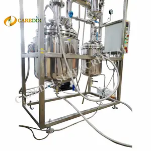 50L Decarboxylation Reactor Jacketed Roestvrijstalen Reactor Met Condensor