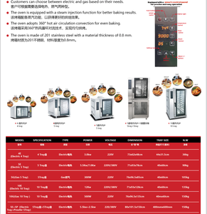 Hấp chức năng Lò nướng đối lưu kết hợp PROOFER đối lưu lò Combi lò - Product Image 6