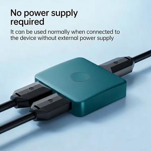 Commutateur <span class=keywords><strong>HDMI</strong></span> 4K 60Hz, conception bidirectionnelle pour TV Box, Fire TV Stick 4K, téléprompteur et IPTV, séparateur en alliage d'aluminium, Plug & Play - Product Image 3