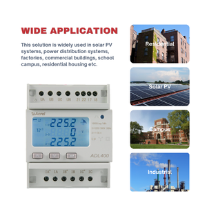 Compteur bidirectionnel ADL400 AC 220V triphasé MID compteur d'énergie pour la mesure de la consommation d'électricité dans les bureaux - Product Image 2