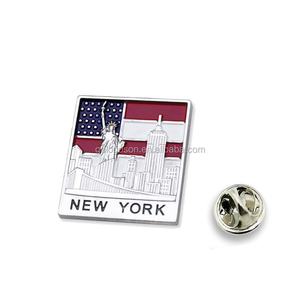 Épinglette souvenir de voyage à <span class=keywords><strong>New</strong></span> <span class=keywords><strong>York</strong></span>, <span class=keywords><strong>statue</strong></span> de la Liberté, épinglette en émail - Product Image 1
