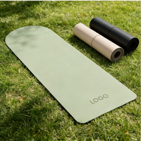 YEWAYOGA Tapete de Yoga de Caucho Natural con Grosor Personalizado, Antideslizante Profesional, de Rápida Absorción de Agua, Ecológico, Rectangular, 183 cm