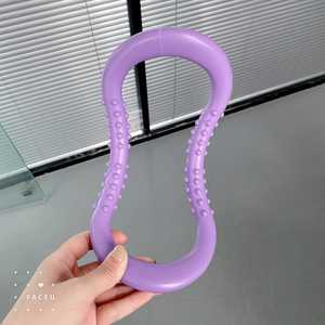 วงแหวนโยคะ PP สำหรับเปิดไหล่ วงกลมโยคะ ที่ยืดหลัง ที่ยืดกล้ามเนื้อ อุปกรณ์ออกกำลังกายพิลาทิส วงแหวนออกกำลังกายยืดกล้ามเนื้อ - Product Image 2
