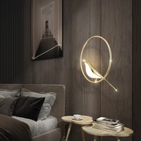 Lustre LED de designer italien postmoderne en forme d'oiseau, luminaire suspendu pour salon et cuisine