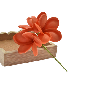 <span class=keywords><strong>Accessori</strong></span> per Capelli in Schiuma EVA Stile Spiaggia per Matrimoni Hawaiani e Vacanze, Tre Fiori di Frangipani - Product Image 6