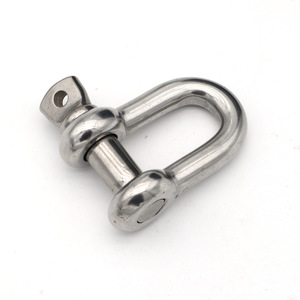 Grilletes tipo D de acero inoxidable Huiming 304 con pasador de tornillo de cabeza cuadrada, tamaño métrico de 4 mm a 28 mm para elevación marina - Product Image 4
