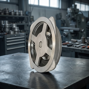 Vanne de retenue à disque en acier inoxydable CF8 CF8M 150LB, type Wafer, à ressort, non-choquante, DCV API 598, vanne industrielle - Product Image 2