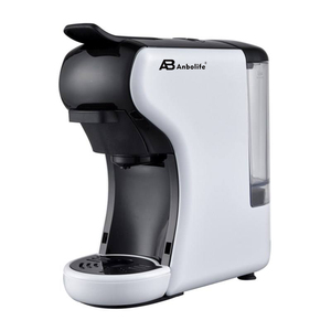 Cafetera Eléctrica Anbolife de Acero Inoxidable para Hogar y Oficina, NP DG Blanca y Negra, Bomba de 19 Bares, Compatible con Múltiples Cápsulas, Certificación CE, OEM - Product Image 2