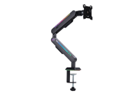 Nouveau support de moniteur ergonomique U-JIE à ressort à gaz, fixation de bureau, capacité 2-7 kg, 17-32 pouces, VESA 75x75 100x100, mouvement complet, inclinaison et rotation