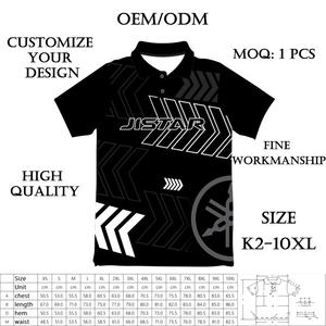 T-shirts d'impression numérique uniforme 100% Polos en polyester pour homme grande taille polos de <span class=keywords><strong>golf</strong></span> de sport unis vierges pour hommes - Product Image 2