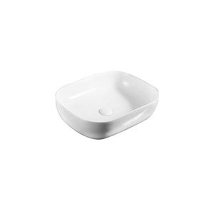 Lavabo da Appoggio Moderno e Tradizionale 49x39.5cm, Lavandini Ovali Rustici per Bagno in Porcellana e Marmo per Hotel - Product Image 1