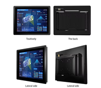 Étanche IP65 7 10 12 13.3 15 15.6 17 18.5 19 21.5 24 27 32 pouces haute luminosité écran tactile moniteur industriel pour appareil