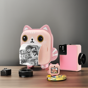 Kamera Perekam Video anak-anak dengan gambar cetak instan Selfie & foto depan belakang fungsi perekaman tersembunyi hadiah mainan untuk anak laki-laki dan perempuan - Product Image 3