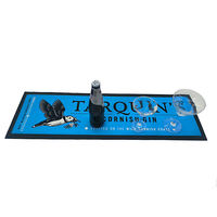 Tapis de bar en PVC et silicone personnalisé avec impression d'image, antidérapant, imperméable, pour la protection des boissons dans les bars commerciaux