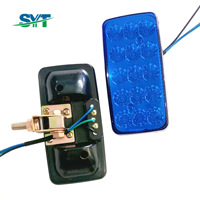 Feux latéraux de camion à LED 15W, 15 perles, 12V 24V universels, feux de recul, feux de conduite anti-collision haute luminosité, feux antibrouillard/de conduite, feux de freinage