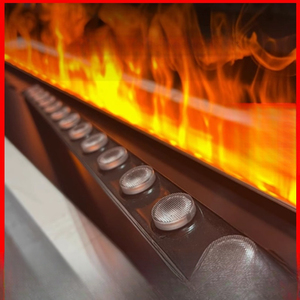 Cheminée 3D à effet de brouillard, décoration d'usine, foyer de simulation domestique intégré, cœur d'humidification électronique, style <span class=keywords><strong>nordique</strong></span> - Product Image 3