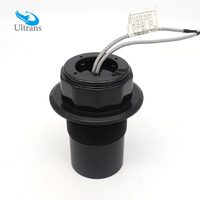 Sensor Level Ultrasonik POM 49kHz 0.4-8m Probe Ulir G2A Sertifikasi CE Teori Refleksi Langsung Cairan Industri